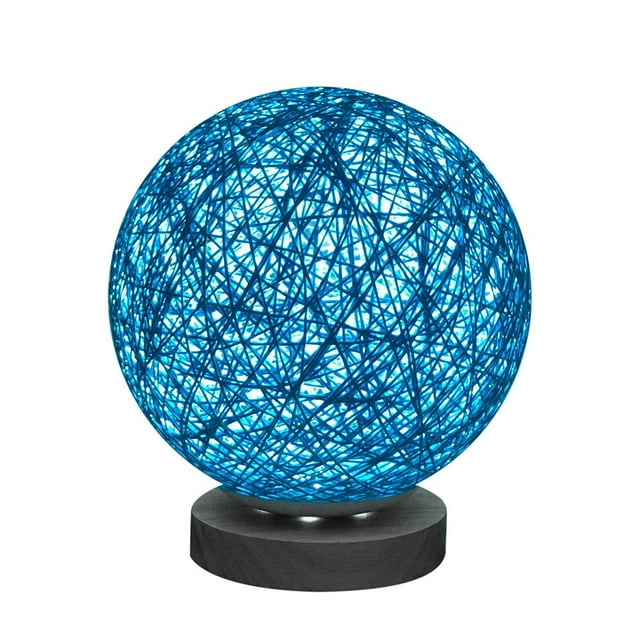Birdeem Lampe de Chevet/bureau en Rotin à DEL avec Recharge Usb 3D