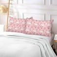 thumbnail image 6 of GZHJMY Cute Rabbit Cartoon Pink Eggs Zippered Velvet Pillowcases,Super Soft and Cozy Luxury Plush Pillow Case Bed Pillow Pillowcases,King Size 20x40 in Home Decor, 6 of 7