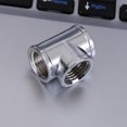 thumbnail image 3 of Conector de tubería de agua en forma de T 3 vías G1/4 parte para sistema de refrigeración PC, 3 of 6