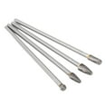 thumbnail image 1 of Long Double Cut  Files, Cylinder Heads Grinding 4pcs Long Carbide  File Set Drilling Tool 0.25inch Shank  for Aviation Repair, 1 of 7