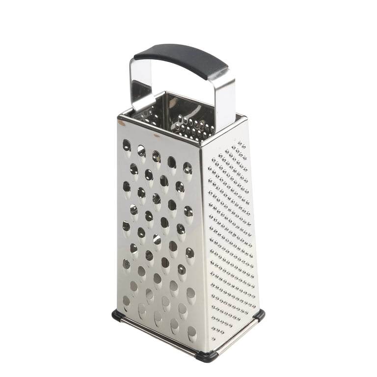 Mainstays 4-Sided Stainless Steel Grater with Soft Grip Handle photo 4