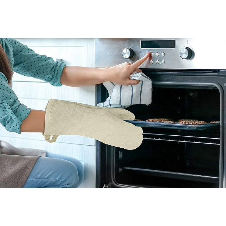 Dropship PUREVACY Terry Cloth Oven Mitts 13. Pack Of 72 Kitchen