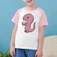 thumbnail image 3 of RXIRUCGD 2025 Vêtements d'Été pour Enfants Tout-Petits Garçons Filles Mode Mignon Col Rond Imprimé Manches Courtes Haut, 3 of 7