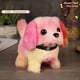 thumbnail image 3 of Cute Realistic Electric Little Puppy Plush Toy Simulation Husky Tedd Dog Walk Bark Wagging Tail Stuffed Animal Doll Kids Gift, 3 of 5