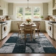 thumbnail image 3 of FULIE Abstract Area Rug 5'x8'Rug Machine Washable for Living Room/Dining Room/Bedroom,Gray, 3 of 8