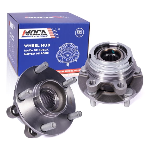 MOCA AUTOPARTS 513296 2x Front Wheel Hub Bearing Assembly Fit for 2009-2014 & 2016-2021 Nissan Maxima & 2013-2020 Nissan Pathfinder & 2019-2021 Infiniti QX50