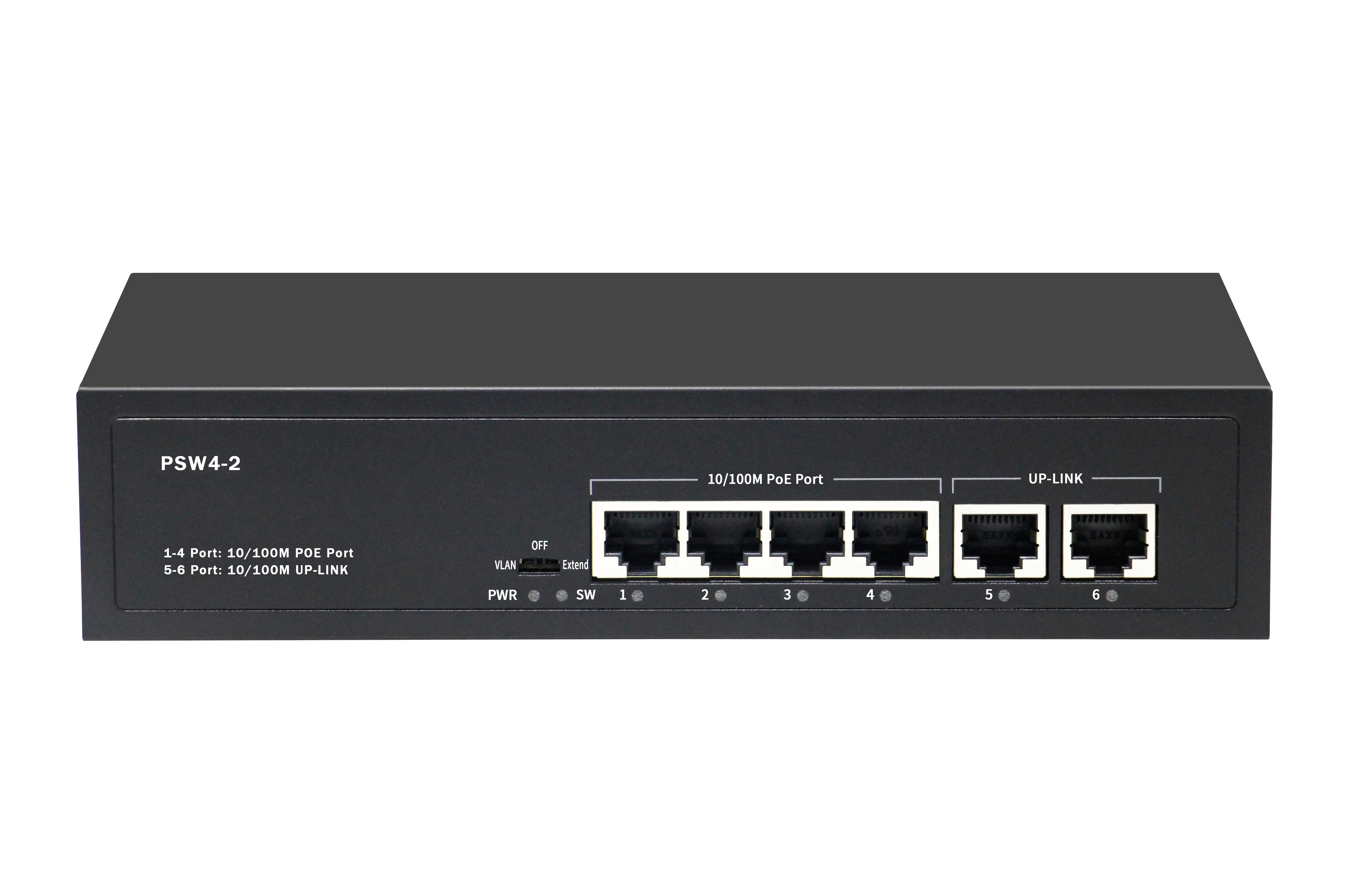 4 Port PoE Switch Plug and Play PoE+ Switch with Additional 2 Uplink Port, Up to 30W Per Port 4 Port PoE Switch Plug and Play PoE+ Switch with Additional 2 Uplink Port, Up to 30W Per Port