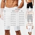 thumbnail image 3 of Men's Flat Front Stretch Skinny Golf Shorts Black Jean Short With Pockets Summer Jorts, 3 of 5