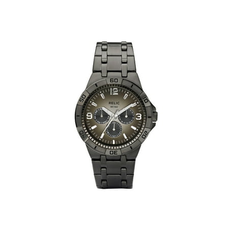 UPC 723765113616 product image for Relic by Fossil Men s Garrett Multifunction Stainless Steel Gunmetal and Gray Wa | upcitemdb.com
