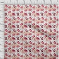 thumbnail image 4 of oneOone Cotton Silk Peach Fabric Florals Dress Material Fabric Print Fabric By The Yard 42 Inch Wide, 4 of 6