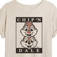 thumbnail image 3 of Disney - Chip 'N Dale - Chipmunk Smiles - Women's Oversized T-Shirt, 3 of 5
