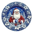 thumbnail image 1 of Christmas Decorations Carpet Christmas 3D Rug – Christmas Optical Rugs Decorative Rug With Depth Pattern Theme Halloween Patterns Santa Quilted Round Fabric For Home Parties Polyester carpet, 1 of 3