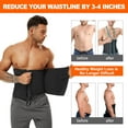 thumbnail image 2 of Lilvigor Men Waist Trainer Corsets Weight Loss Tummy Control Compression Shapewear Sport Workout Girdle Slimming Body Shaper, 2 of 7