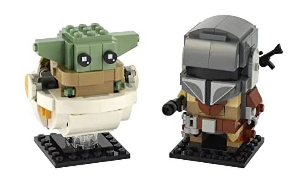 Lego Star Wars Ahsoka Tano (40539) + Mandalorian & Child (75317) Brickheadz Exclusive Bundle