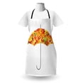thumbnail image 3 of Fall Apron, Abstract Umbrella from Fallen Leaves of Blossoming Trees in the Autumn Season Print, Unisex Kitchen Bib with Adjustable Neck for Cooking Gardening, Adult Size, Multicolor, by Ambesonne, 3 of 4