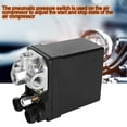 thumbnail image 4 of Automatic Air Pressure Automatic Switch Black Vertical 3-Phase 4-Way 380V 8KG G1/4in Thread, 4 of 8