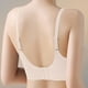 thumbnail image 4 of Sujetador sin aros y sin costuras con relleno y escote festoneado para mujer: bralette suave y cómodo sin aros, cobertura total, informal y sexy, 4 of 7