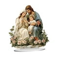 thumbnail image 4 of Decoración de 2D, decoración religiosa para el hogar, obra de arte acrílica decorativa, adorno de Navidad para estantería, estudio,, 4 of 8