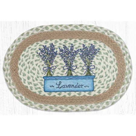 

Capitol Importing 48-611L 13 x 19 in. PM-OP-611 Lavender Oval Placemat