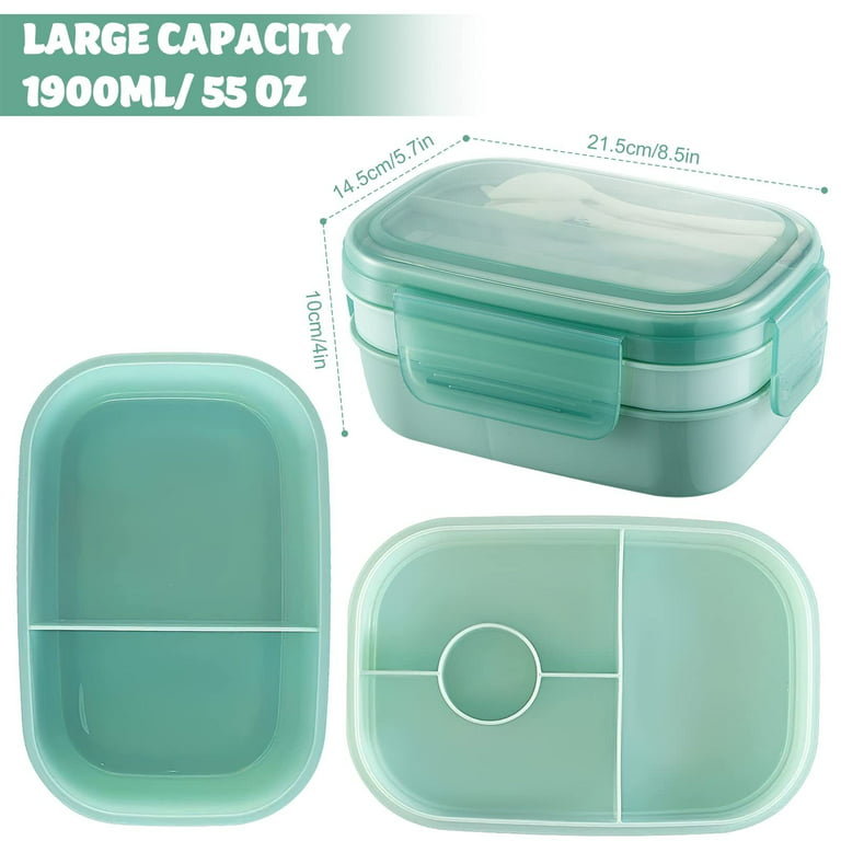 JBGOYON® Bento box adult Lunch Box with Bag, 3 Stackable Lunch Containers  for Kids Adult, Minimalist…See more JBGOYON® Bento box adult Lunch Box with