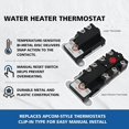 thumbnail image 3 of Kit de termostato de calentador de agua eléctrico a largo plazo KST200 y 203, 3 of 9