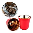 thumbnail image 6 of Coffee Cup Stainless Steel Espresso Cups Double Wall Thermally Insulated Capsule Coffee Mug, 6 of 8