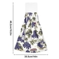 thumbnail image 2 of Dailycode Kitchen Wash Cloths with Hanging Loops Absorbent Absorbent Quick Drying Hand Towels, 2 Pack, Grape Wine Leaf Estate, 2 of 7