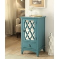 thumbnail image 1 of ACME Ceara Side Table in Teal, 1 of 3