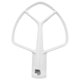 thumbnail image 2 of K5AB K5SS Kitchen Mixer Aid Coated Flat Beater, Replacement for KitchenAid Mixer W10807813,9707670 Accessories, 2 of 5