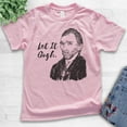 thumbnail image 2 of Kids Let It Gogh Vincent Van Gogh Shirt, Youth Kids Boy Girl T-Shirt, Funny Van Gogh Tee Funny Artist Painter T, Light Pink, X-Small, 2 of 4