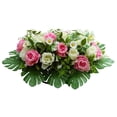 thumbnail image 2 of Hbdhejl Fleurs de Cimetière Selle Extérieure Selle Commémorative Roses en Soie Décorations de Cimetière (), 2 of 7