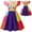 Zooble, variant on Toddler Girls Clown Cosplay Dress Halloween Party Outfits for 2-8 Years