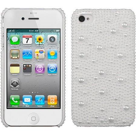 KTA Pearls iPhone 4/4S Bling Rhinestone 3D Cover