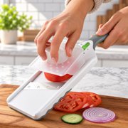 PrepSolutions Stainless Steel Blade Easy Adjustable Mandolin Slicer