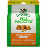 Greenies Pill Pockets Capsule Size Dog Treats, Cheese Flavor (Various Counts)