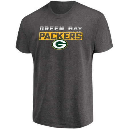 - Men's Majestic Heathered Charcoal Green Bay Packers Come Into Play T-Shirt