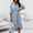00 # Light blue, variant on YFPWM Fall Dresses for Women 2022 Vacation Dresses Maternity Photoshoot Dress Bridal Shower Dresses for Guest Spring Autumn V-Neck Solid Color Long Sleeve Lace-Up Waist Ruffle Dress