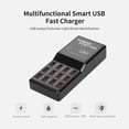 thumbnail image 3 of Estacia de Carga Inteligente USB Con 12 Puertos Carga USB Dock Charger USB de la Estación de Carga de Compatibilidad Universal Para Uso Familiary de Oficina, 3 of 7