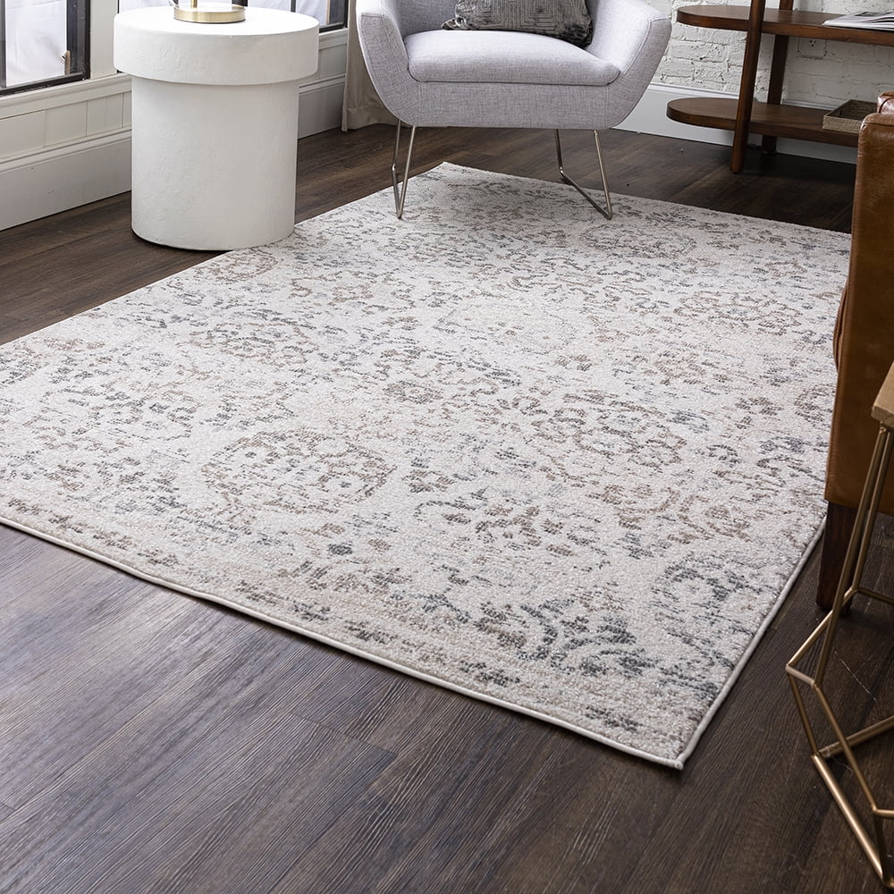 Mohawk Home Keane Indoor Ornamental Area Rug, Grey, 3'3" x 5'