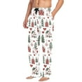 thumbnail image 2 of FORMRS Mens Pajama Pants with Pockets Sleepwear Lounge Bottoms Sizes S-2XL, Red Nordic Christmas, 2 of 7