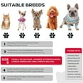 thumbnail image 3 of Waterproof Dog Shoes for Small Dogs, Puppy Booties with Reflective Straps, Anti-Slip Dogs Boots for Hot Pavement Boots, Dog Paw Protector Shoes for Indoor Hardfloors and Snowy Day (Red, 1), 3 of 7