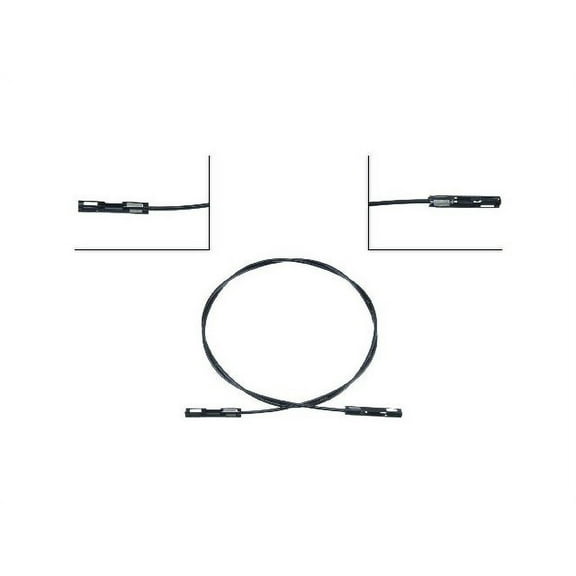 Intermediate Parking Brake Cable - Compatible with 2001 - 2006, 2008 - 2011 Chevy Silverado 2500 HD Crew Cab Pickup 2002 2003 2004 2005 2009 2010