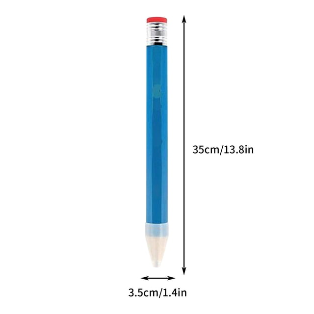 Pencils For Prop/Gifts/Decor - 14 Inch Wooden Big Novelty Pencil With Cap For Schools And
