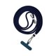thumbnail image 4 of Cordón para teléfono universal desmontable de nailon para el cuello, sistema de sujeción de seguridad Azul oscuro, 4 of 7