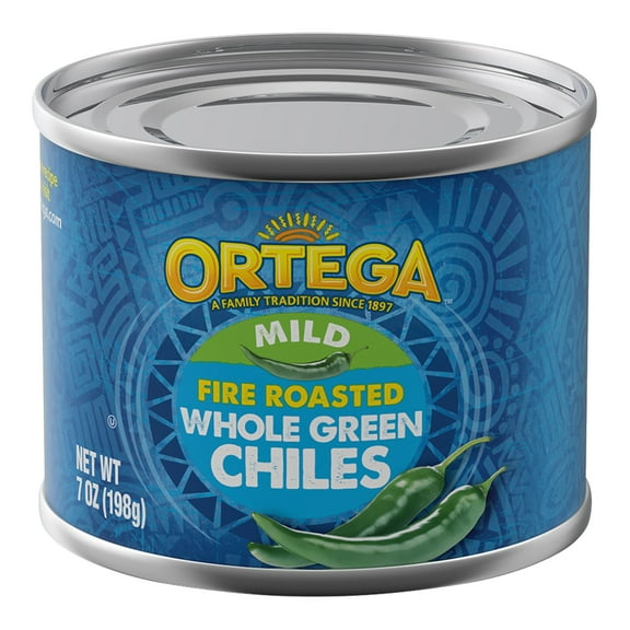 Ortega Mild Whole Green Chiles, Kosher, 7 oz (Canned)