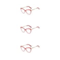 thumbnail image 4 of Qarigey 1 par de gafas de mujer, reemplazo Universal HD, protección solar inastillable, gafas de moda, adorno rojo Type1 NO1, 4 of 6