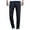 Black, variant on Mens Jeans Comfort Flex Waist Relaxed Fit Jeans Fashion Zipper Button Solid Casual Pocket Sports Trousers Pants Denim Pants for Men Black XL