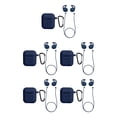 thumbnail image 1 of jesticaly Silicone Wireless for True Wireless Earphone Cover Box Charging Case dark blue 5Set, 1 of 6