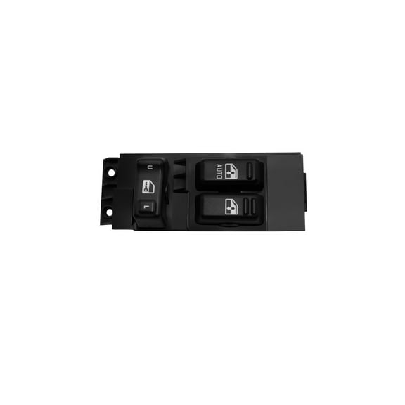 Front Left Power Window Switch Replacement For 2000-2002 Chevrolet Silverado 1500 Black 3 Button