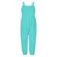 thumbnail image 2 of Girls Jumpsuits Casual Sleeveless Jumpsuit Girls' Overalls with Pockets Cute Clothes for Girls 3-4 Years, 2 of 4